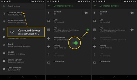 nfc settings for android